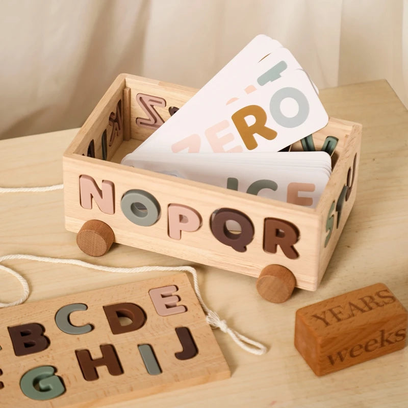 Wooden Montessori Toy Car