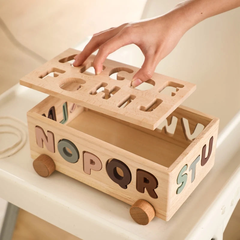 Wooden Montessori Toy Car