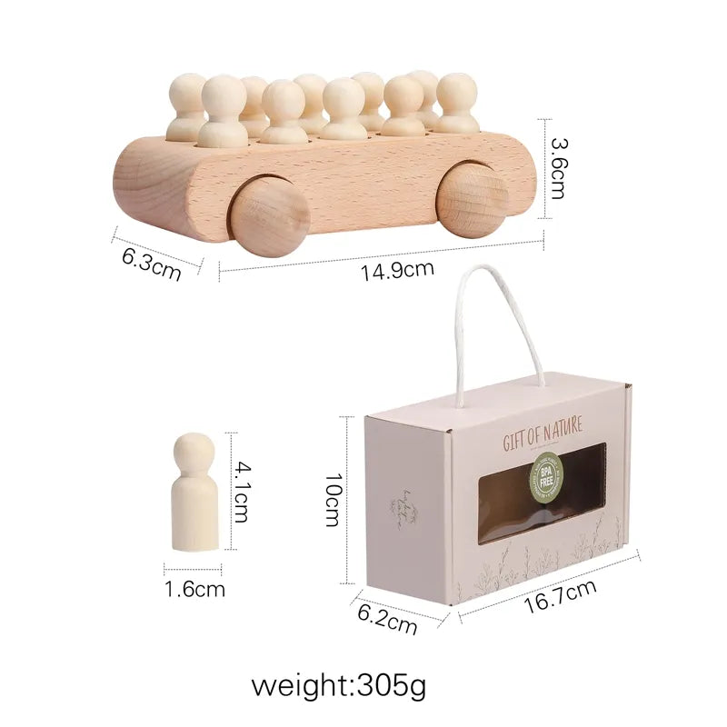 Wooden Train Toy