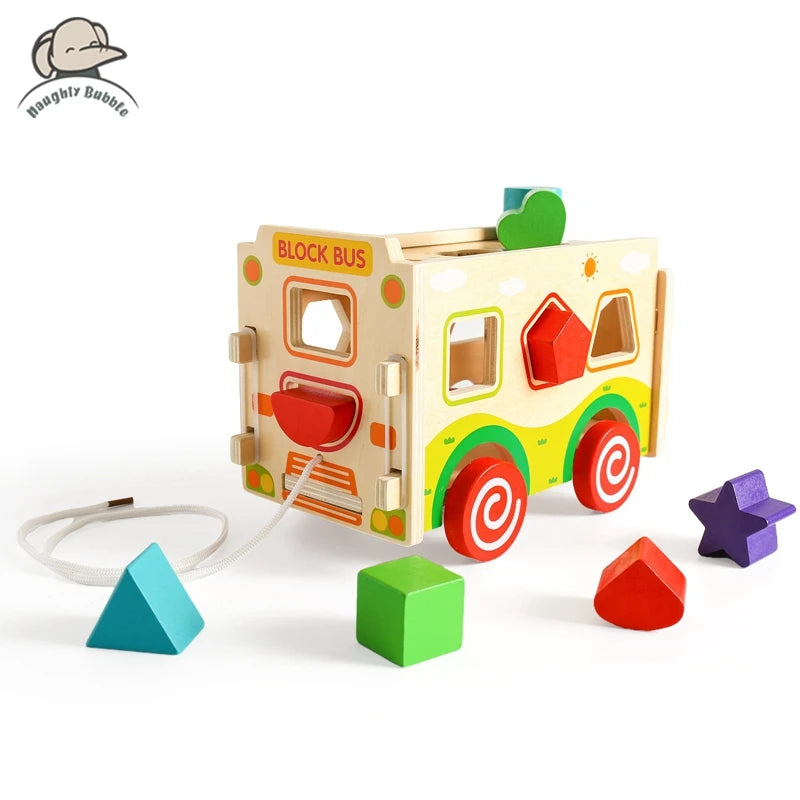 Wooden Montessori Toy Car