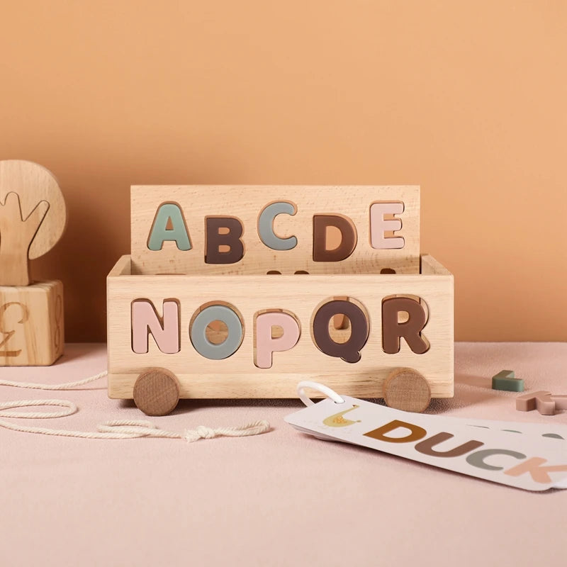 Wooden Montessori Toy Car