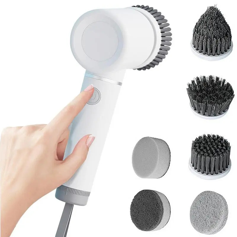 Household Cleaning Brush, electric Spin Scrubber