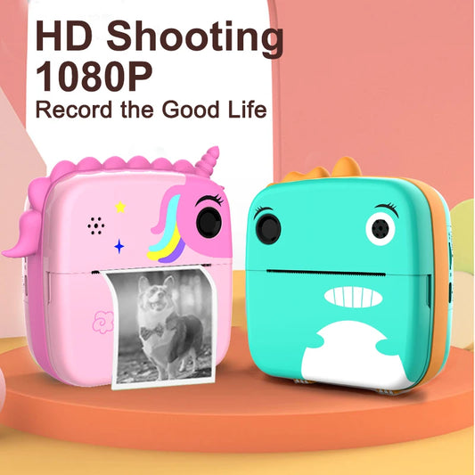 Kids Digital Photo Camera With Thermal Printer