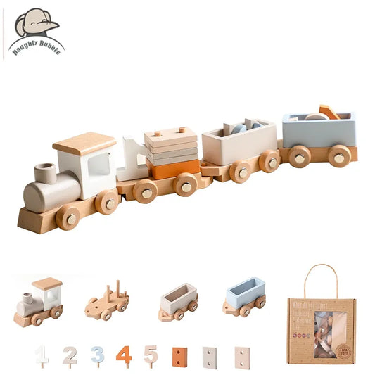 Wooden Train Toy